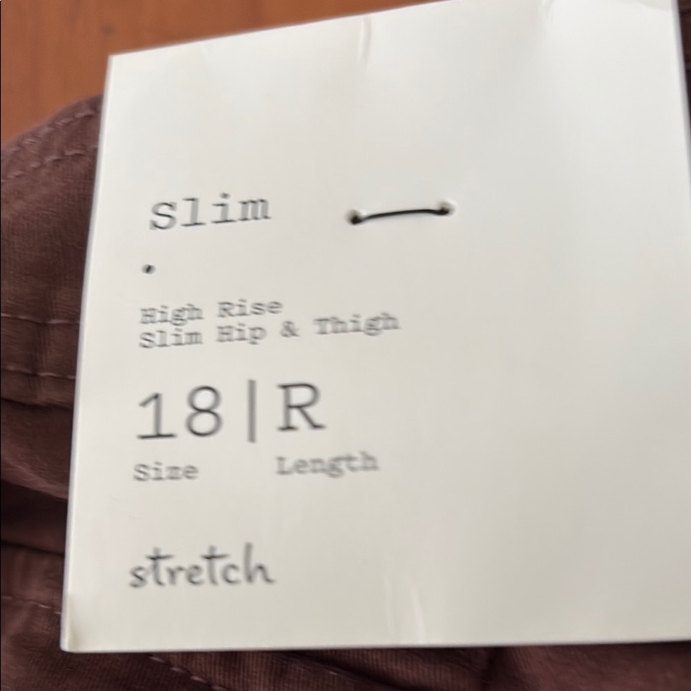 a new day Trousers Cotton Blend Straight Leg - Picture 4 of 4